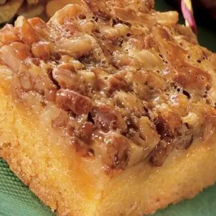 Toffee Squares With Toasted Pecans