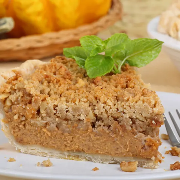 Streusel Pumpkin Pie