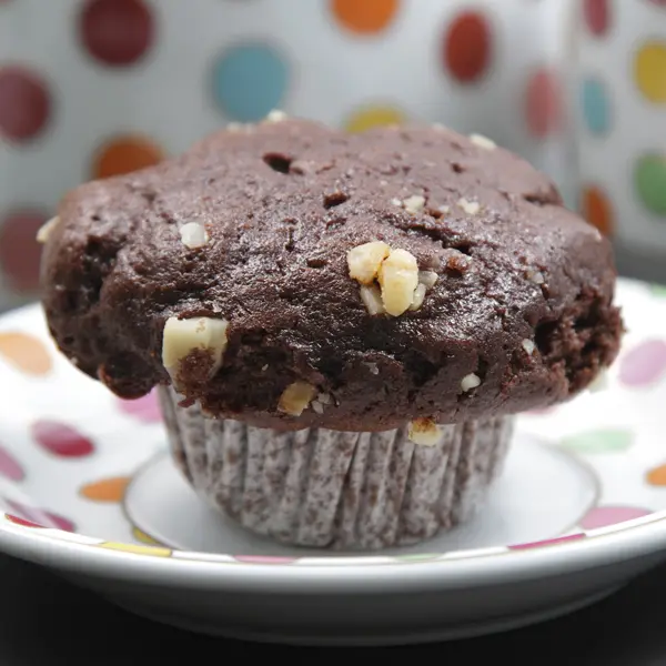 Double Chocolate Walnut Muffins