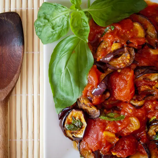 Italian Aubergines in Tomato Sauce