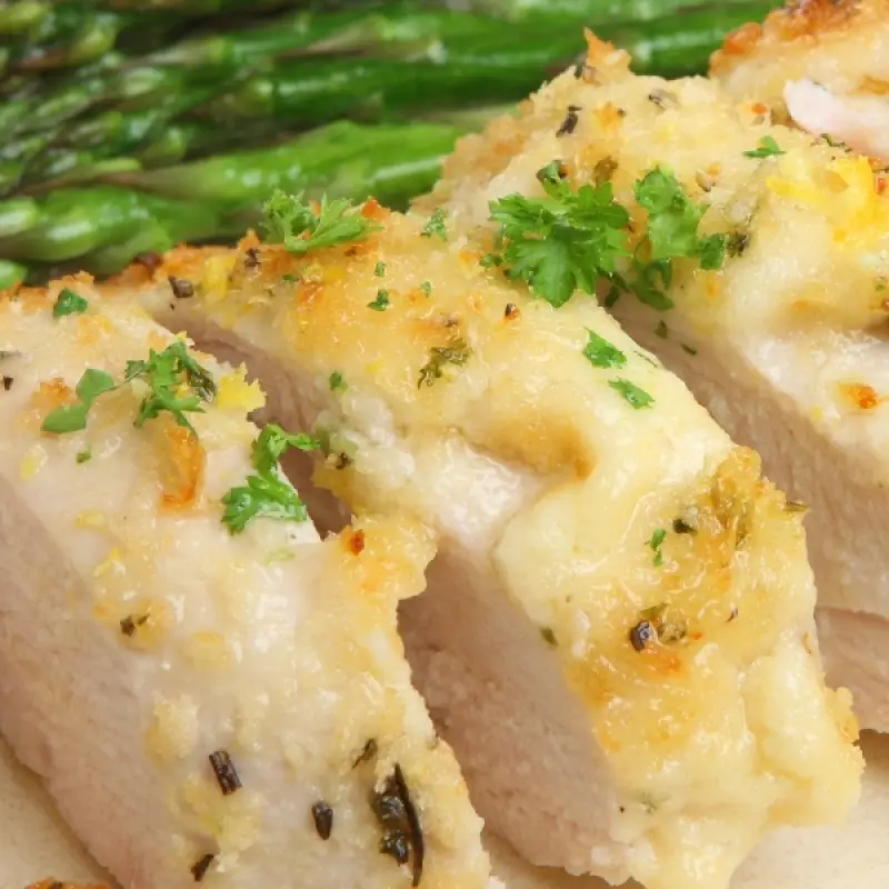 Baked Chicken Breasts with Chinese Lemon Sauce