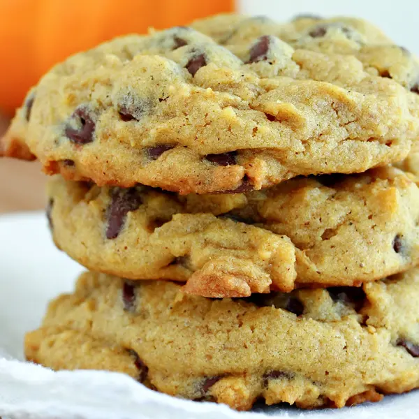 Pumpkin Chocolate Chip Cookies