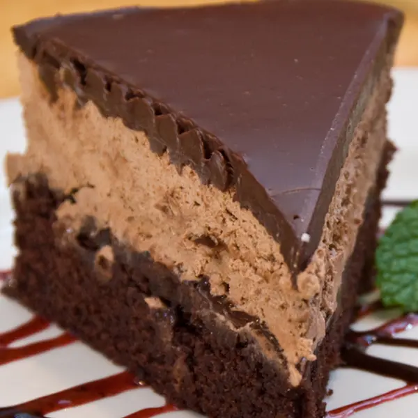 Triple Chocolate Mousse Cake