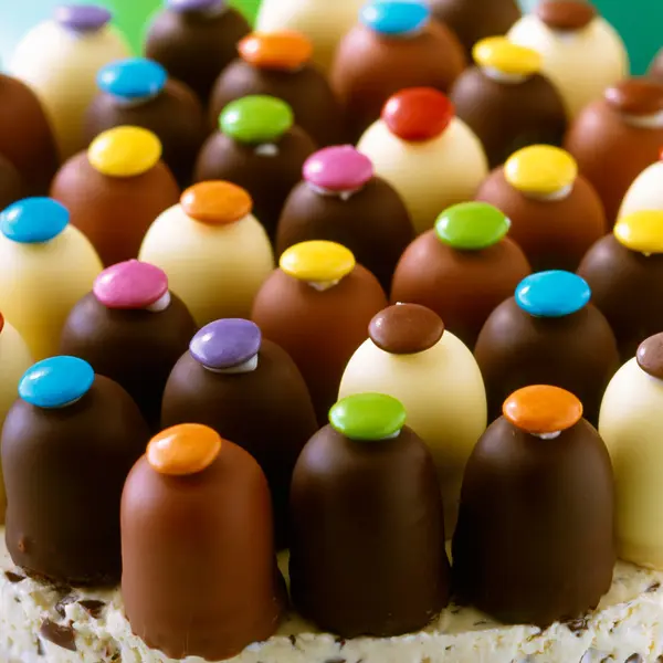 Candy Dipped Brownie Bites