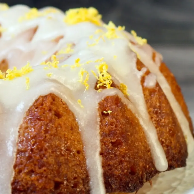 Zesty Drizzled Lemon Cake
