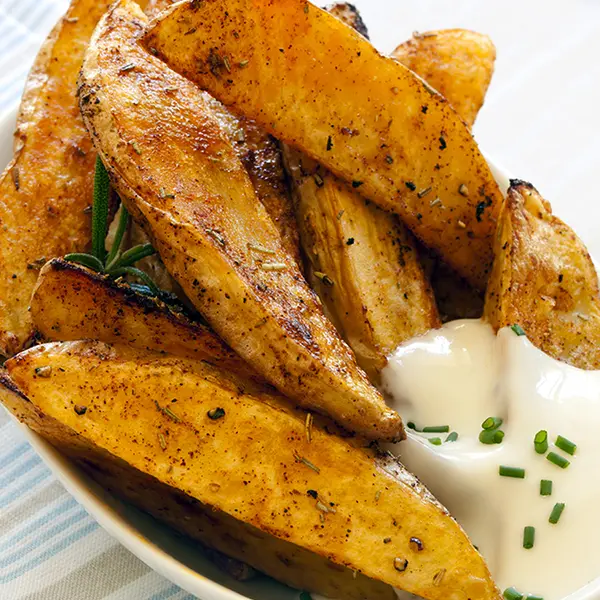 Tangy Greek Roasted Potatoes