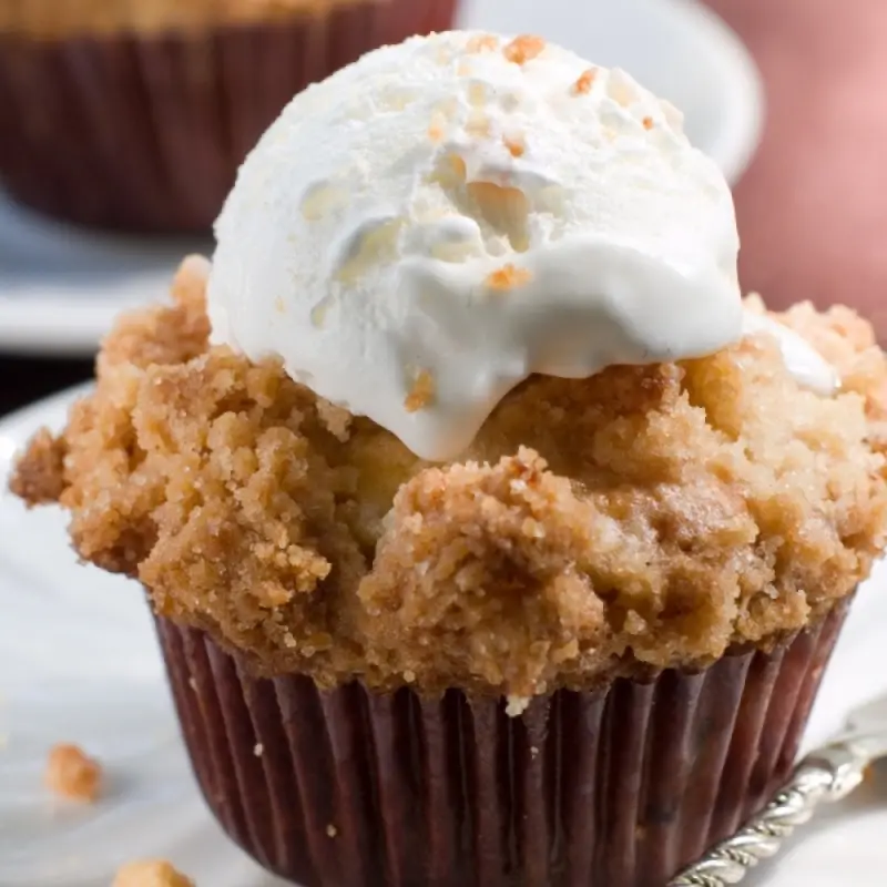 Pumpkin Toffee Struesel Muffins