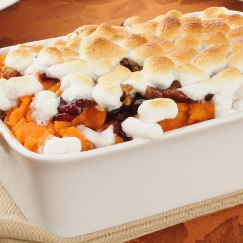 Sweet Potato Casserole with Marshmallows