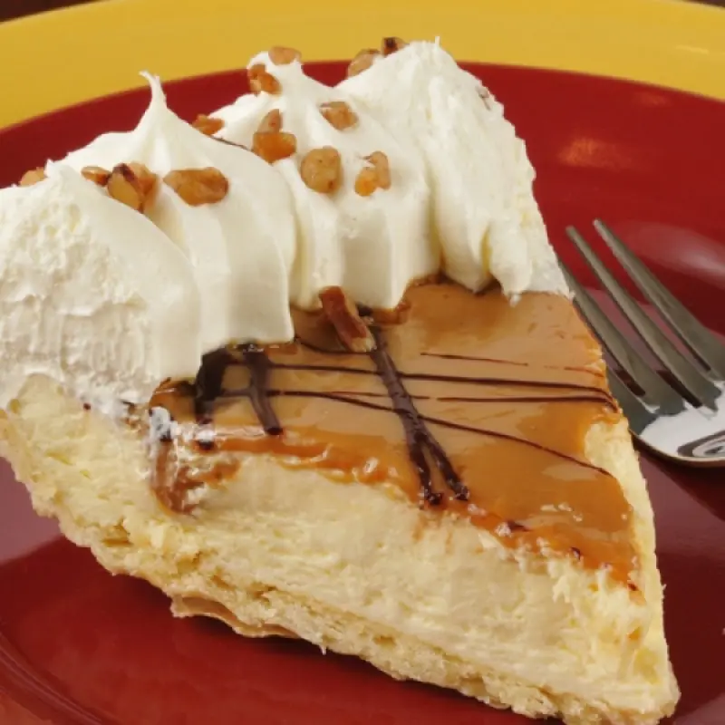 Dulce De Leite White Cheesecake Pie