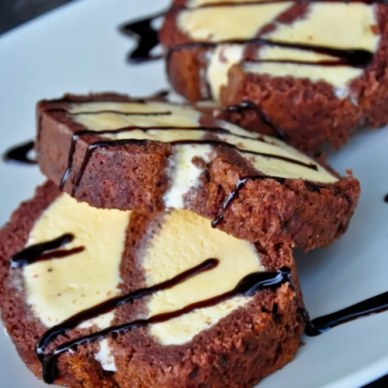 Ice Cream Chocolate Cake Roll