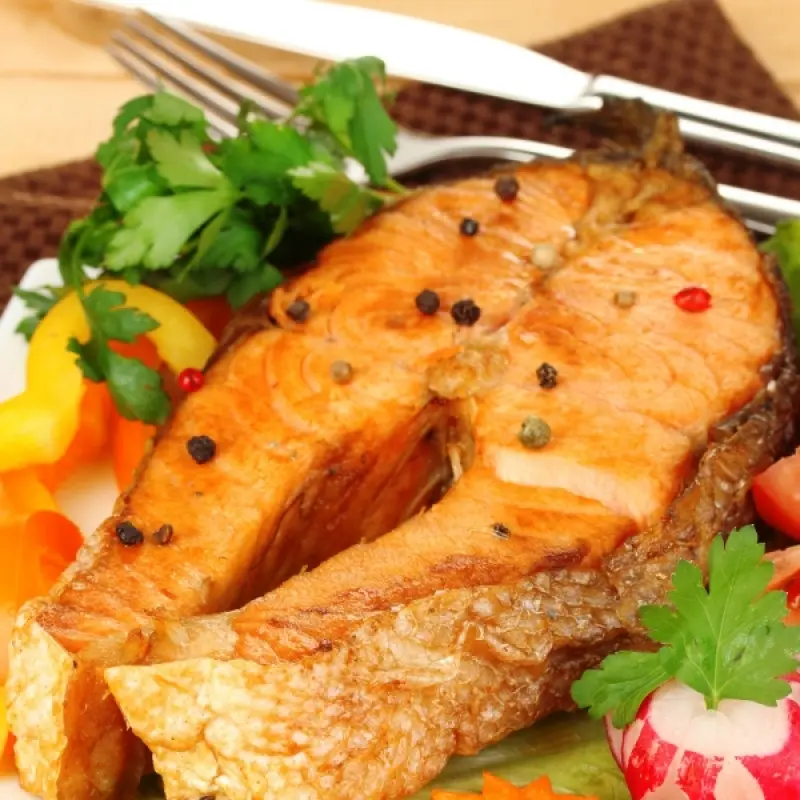 Baked Spiced Salmon Fillet