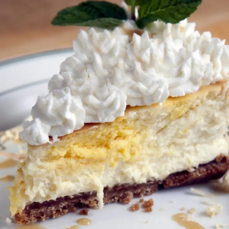 Lemon Coconut Cheesecake