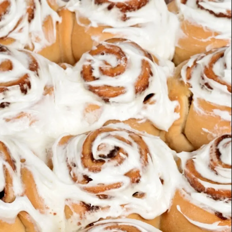 Sticky Iced Cinnamon Buns
