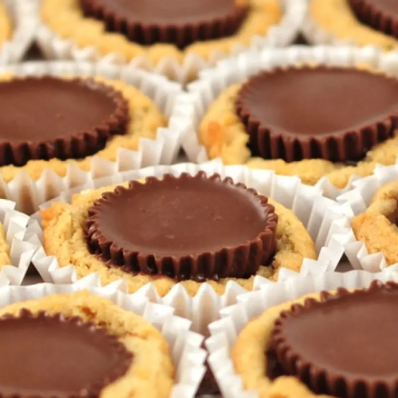 Mini Peanut Butter Cup Cookies