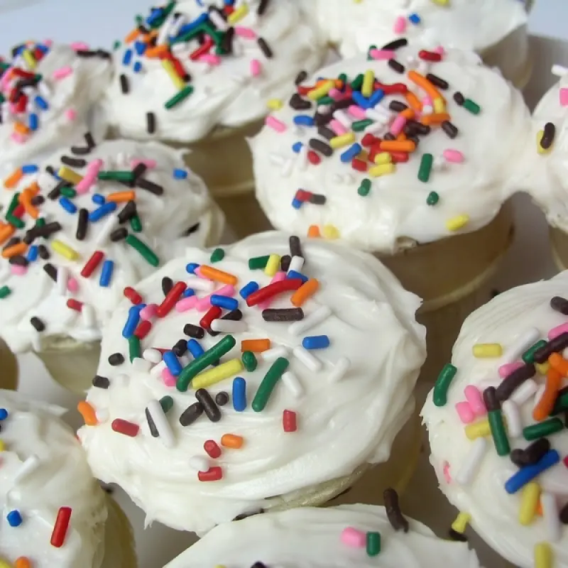 Chocolate Frosted Cupcake Party Cones