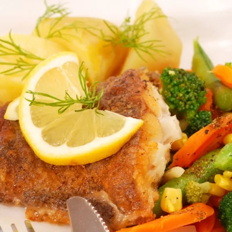 Breaded Pan Fried Halibut
