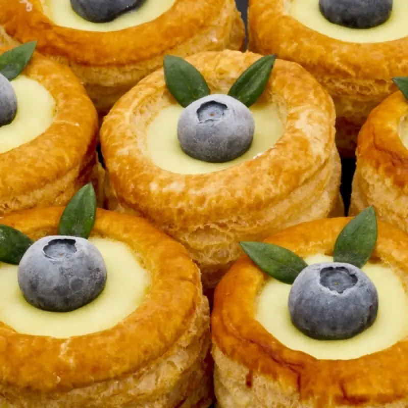 Portuguese Custard Vol au Vents