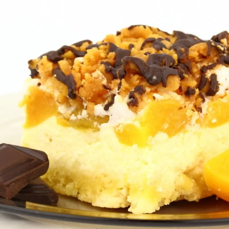 Peach Cheesecake Bars