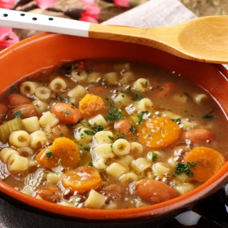 Homemade Vegetable Pasta Soup