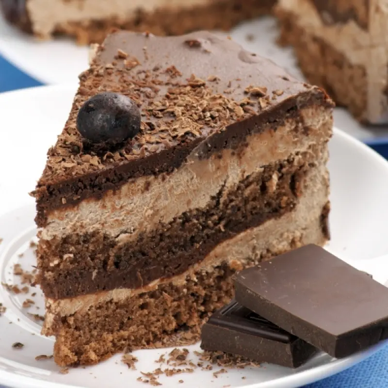 Brown Sugar Frosted Chocolate Layer Cake