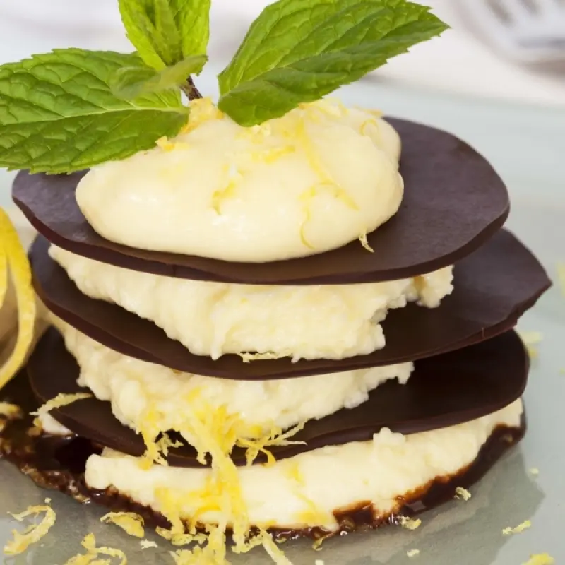 Lemon Coconut Ganache Towers