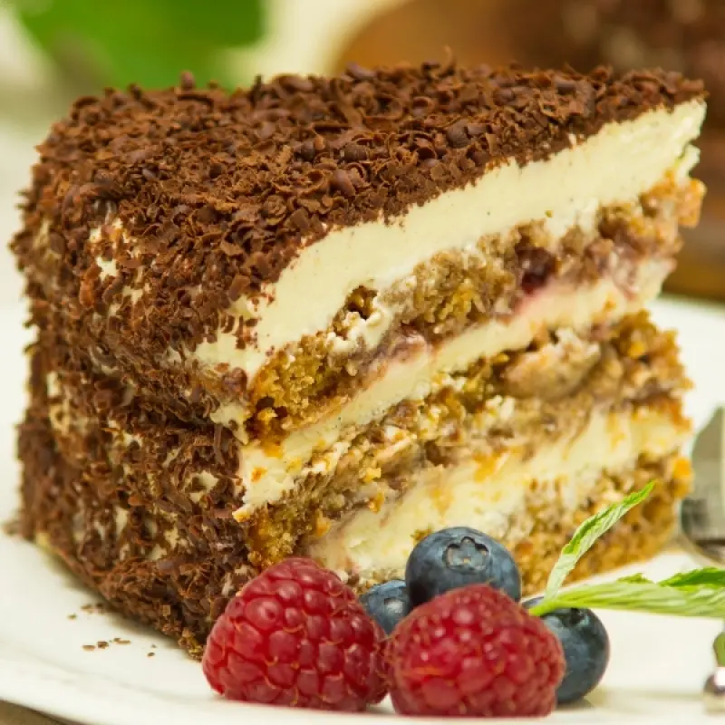 Layered Pistachio Cake With Whipped Cream Cheese Frosting