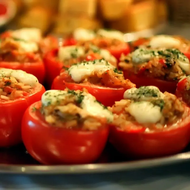 Crab Stuffed Campari Tomato Appetizers