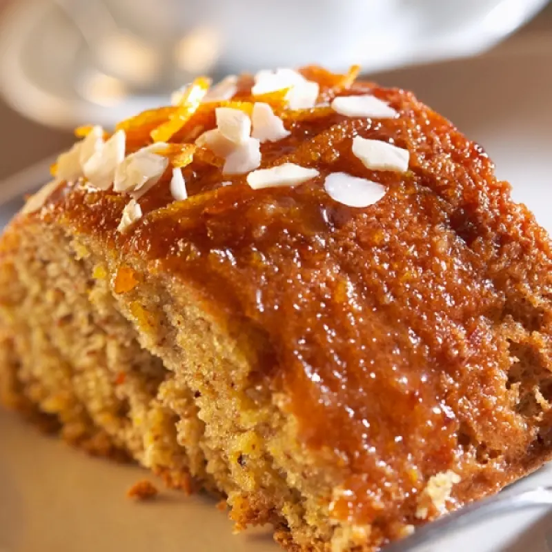 Honey Cake with Orange Glaze