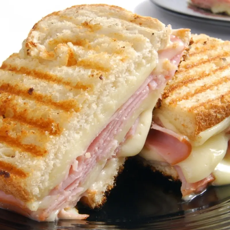 Perfect Ham and Swiss Panini