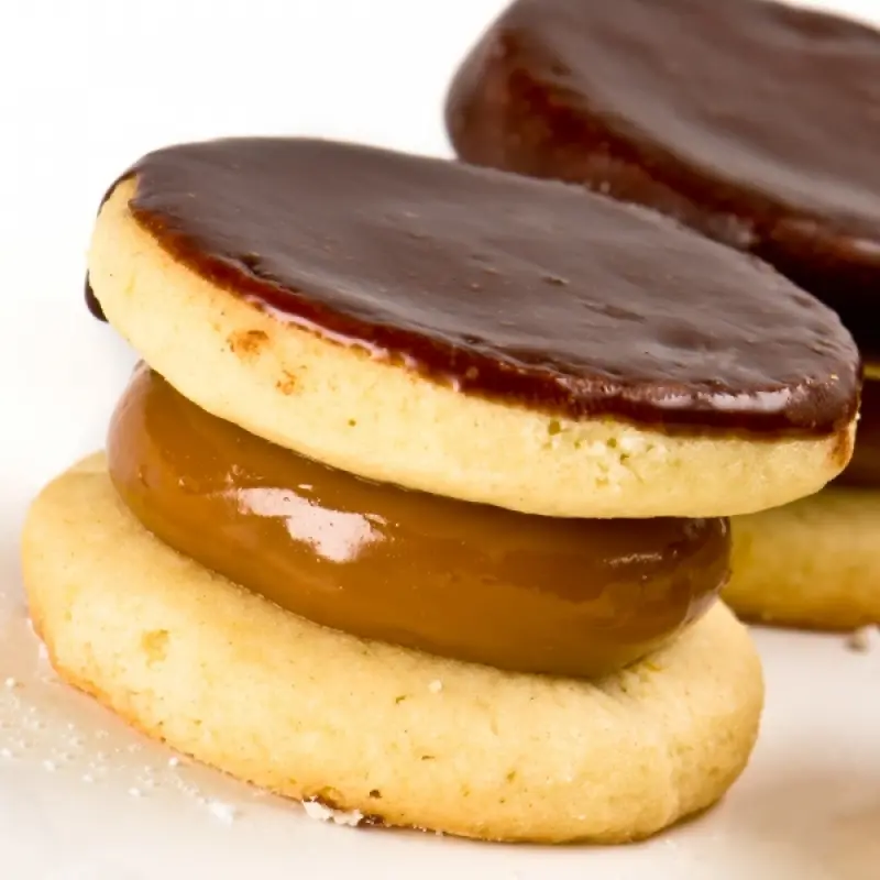 Coconut Shortbread Sandwich Cookies