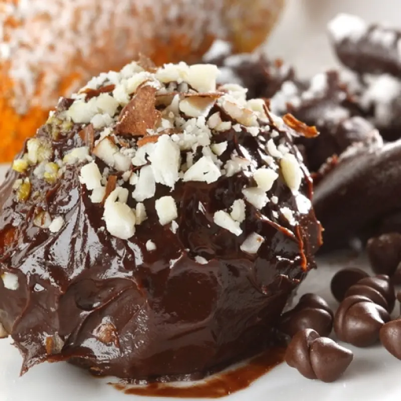 Almond Butter Chocolate Balls