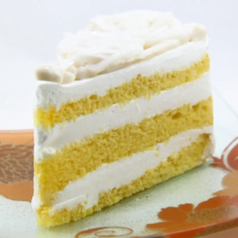 Yellow Layer Cake with Fluffy White Frosting