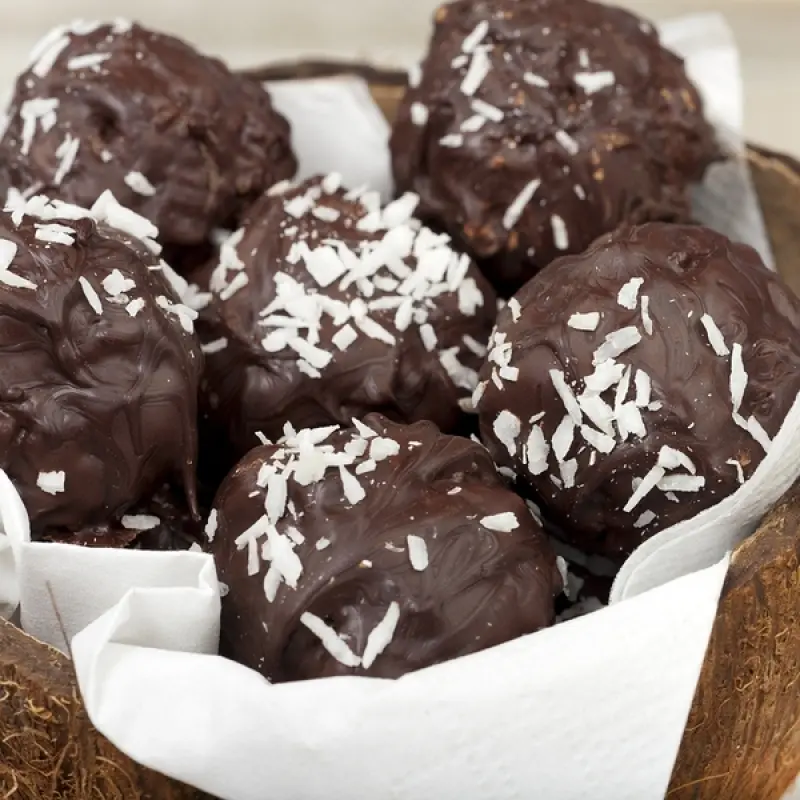 Coconut Chocolate Truffles