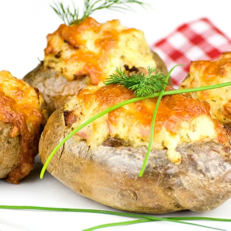 Cheesy Stuffed Potatoes