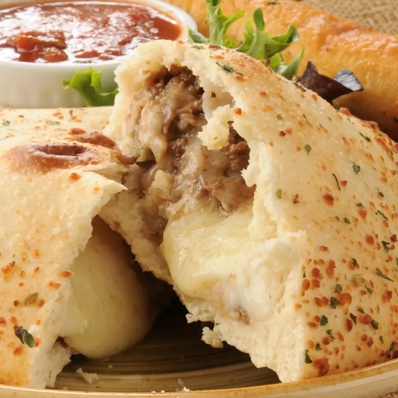 Steak And Cheese Calzone