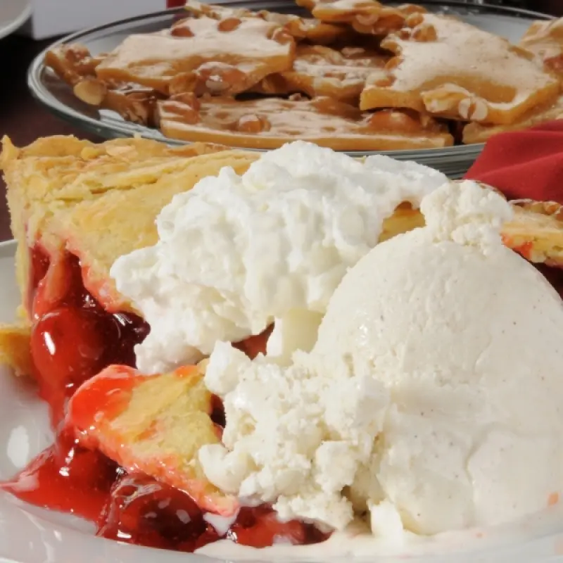 Flakey Butter Crust Cherry Pie