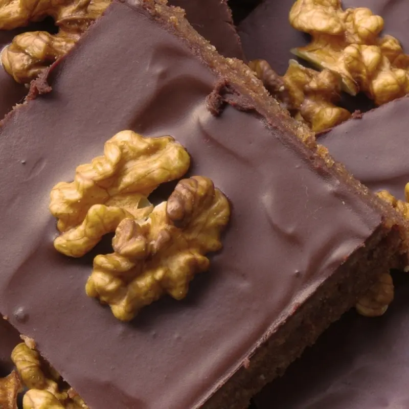 Maple Walnut Nanaimo Bars