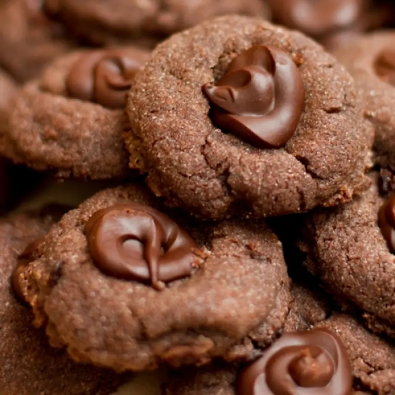 Chewy Chocolate Sugar Cookies
