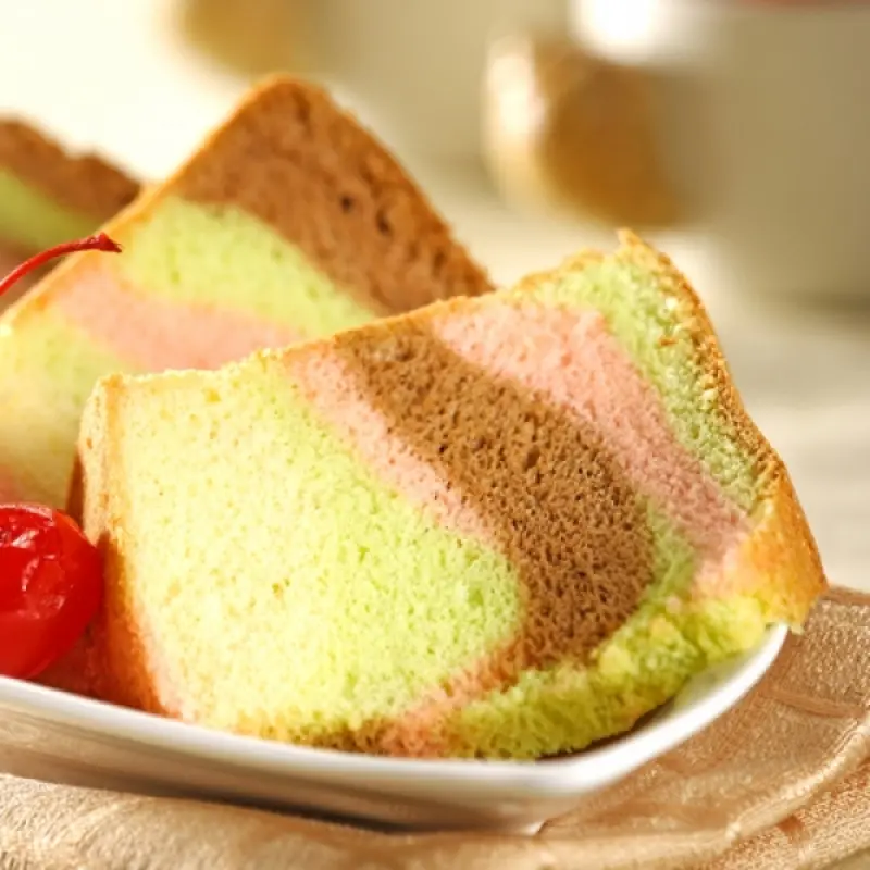 Rainbow Pound Cake