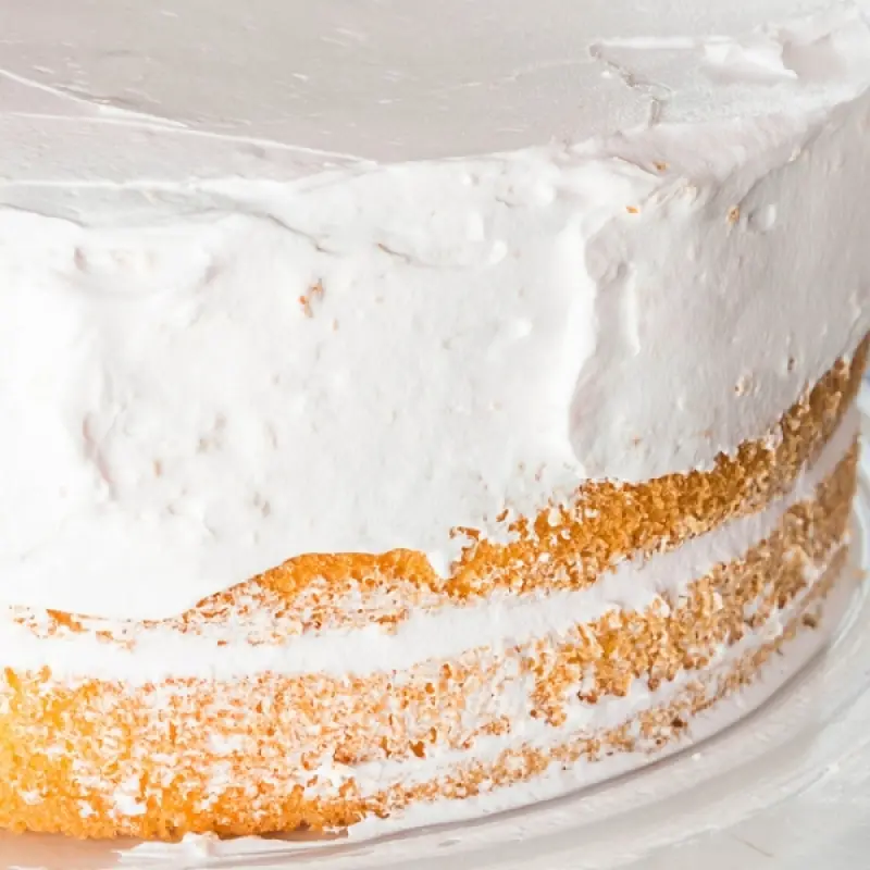 Simple Three Layer Vanilla Cake