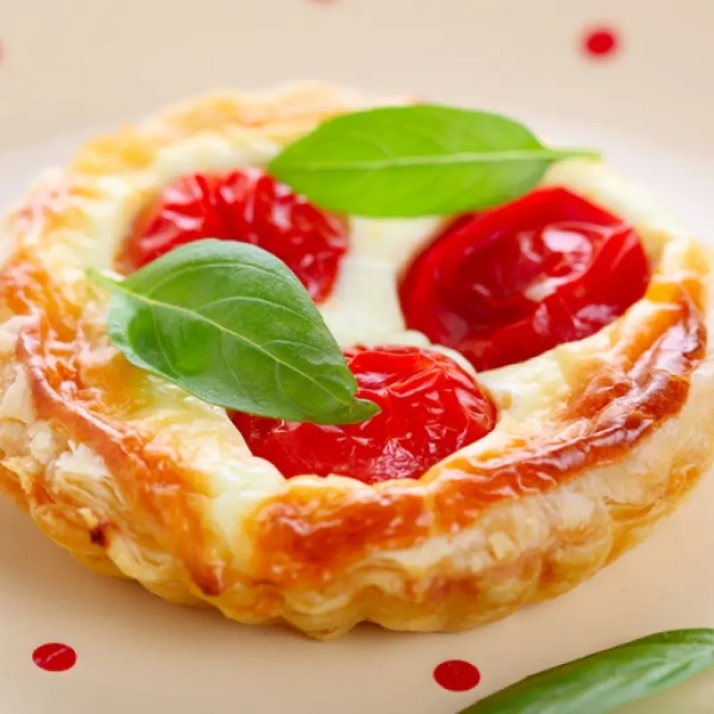 Mini Tomato Quiche Appetizers