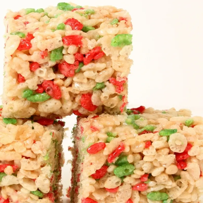 Festive Rice Krispie Treats