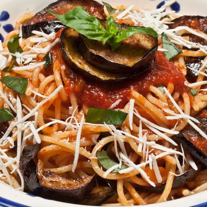 Baked Eggplant and Marinara Sauce