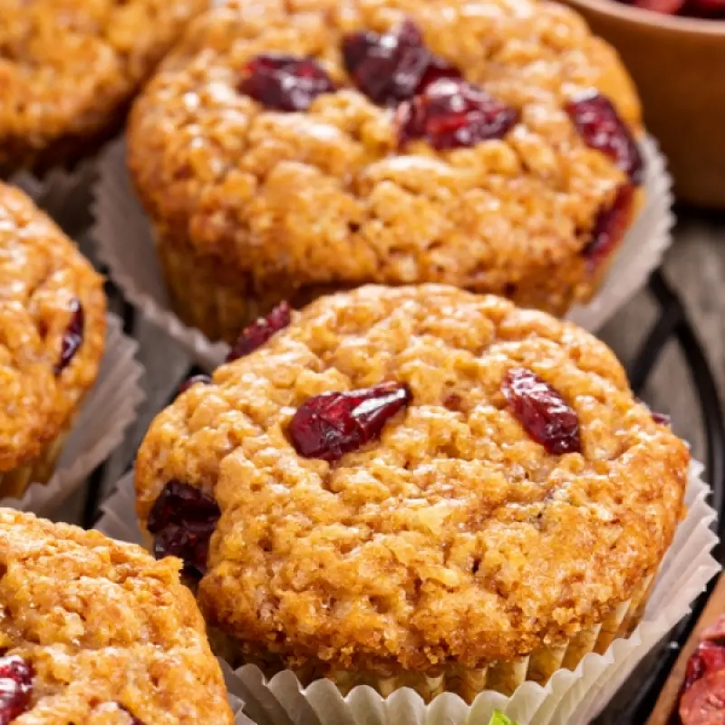 Cranraisin Banana Muffins