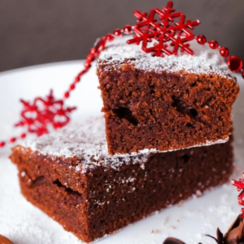 Spicy Chocolate Christmas Cake