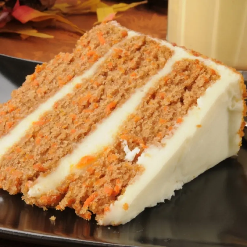 Simple Carrot Cake With Cream Cheese Frosting
