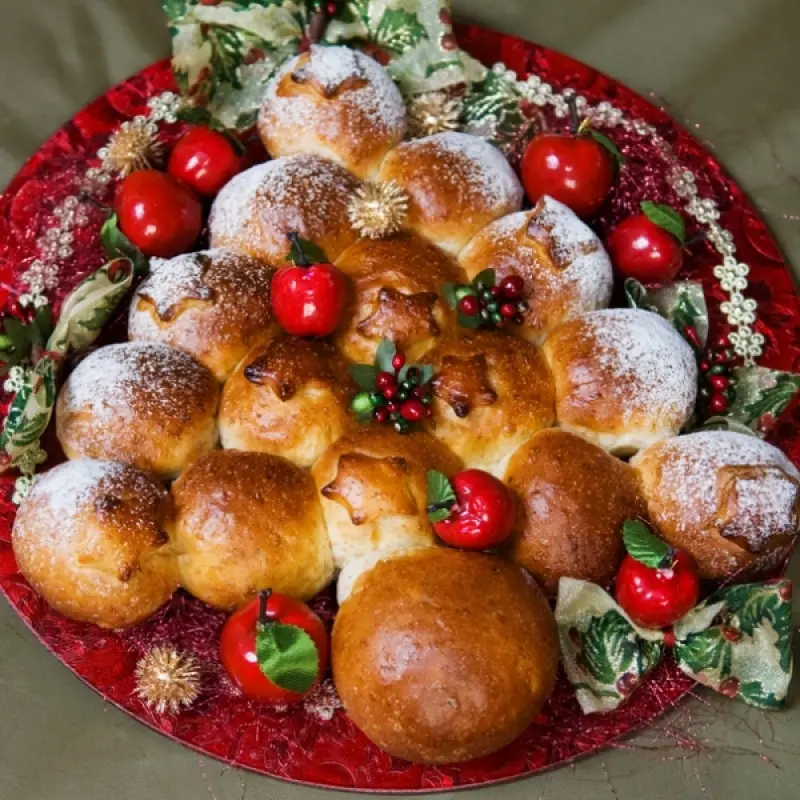 Festive Bun Tree