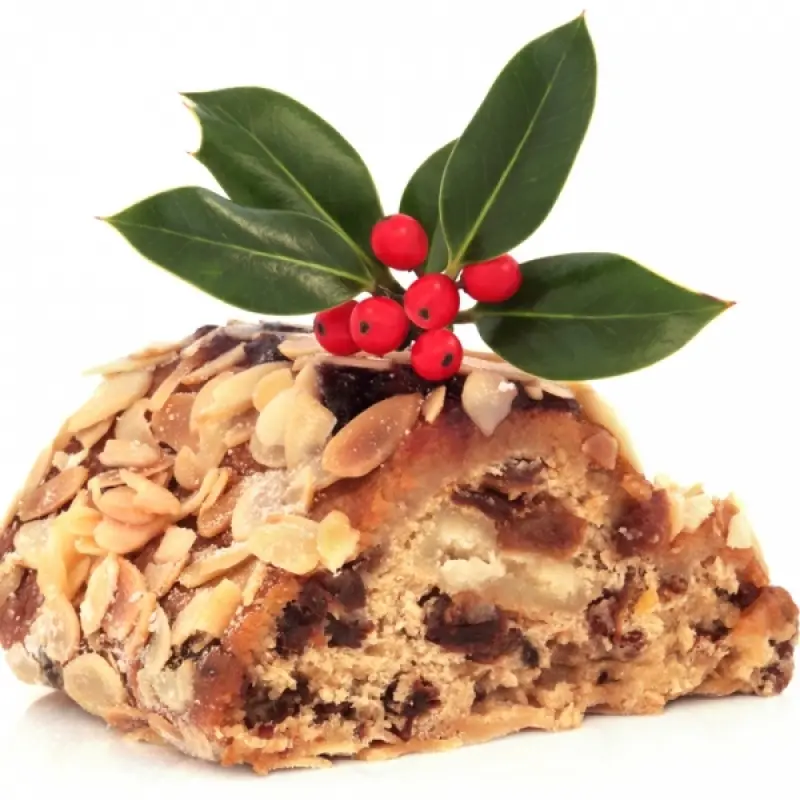 Almond Rum Stollen Cake