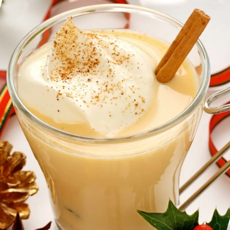 The Best Rum Eggnog