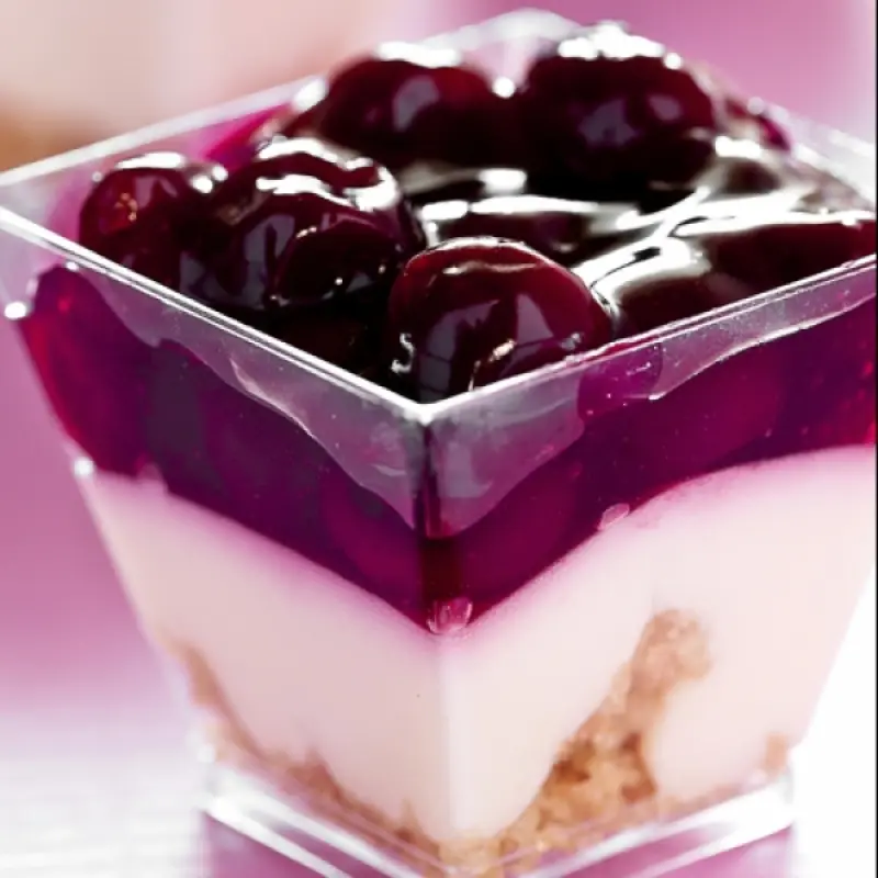 Tiny Blueberry Cheesecakes